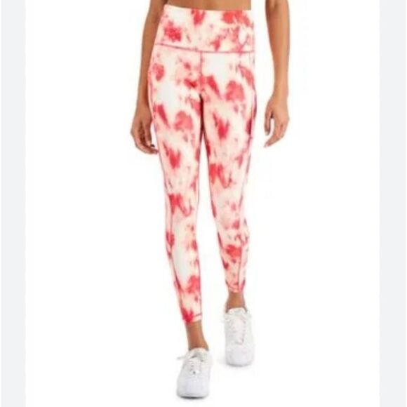 Ideology Womens Activewear Leggings Size Medium Pink 7/8 Length High Rise New - Picture 1 of 7